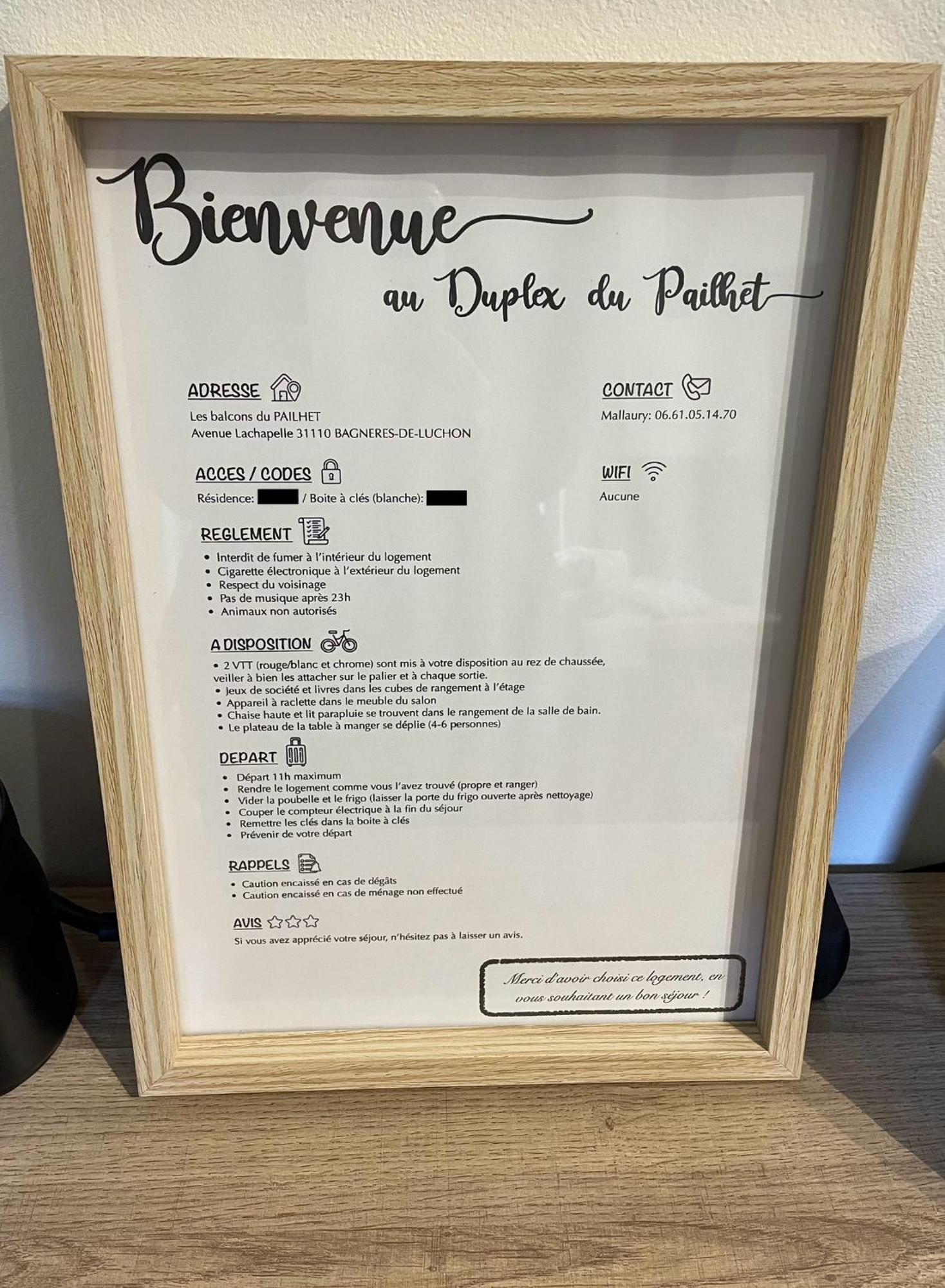 Duplex Du Pailhet, T3 Neuf, Vue Montagne, Parking, Navette Et 2 Velos A Disposition Gratuitement Bagnères-de-Luchon 外观 照片